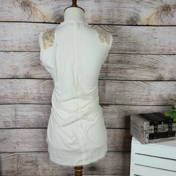 Nanette Lepore Oonagh Jimmy Sequin Top Medium - Picture 3 of 4